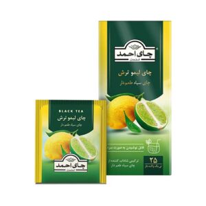 تی بگ چای سیاه لیمو ترش 25ع 50گ پاکتدار آلومینیومی احمد