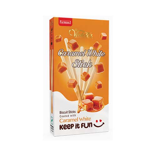 استیک سفید کاراملی 50گ فرمند استیک سفید کاراملی 50گ فرمند