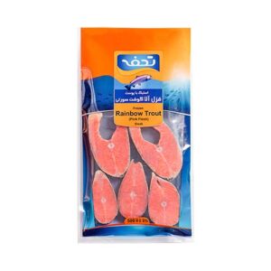 استیک ماهی قزل آلا سالمون 500 گرم تحفه