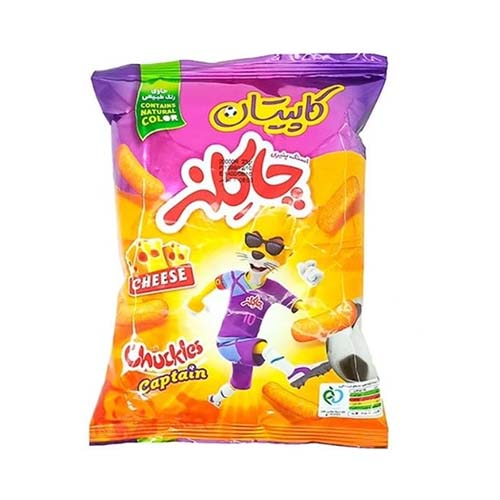 اسنک کاپيتان پنيري150گ چاکلز اسنک کاپيتان پنيري150گ چاکلز
