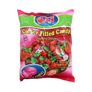 کارامل توت فرنگی بزرگ1000گرم آیدین