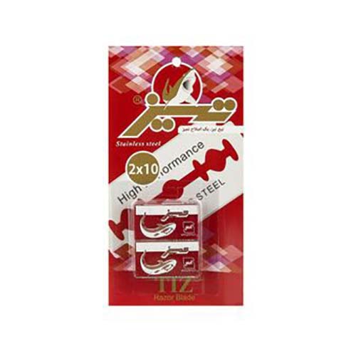 تیغ استنلس طلایی وکیوم 2تایی تیز