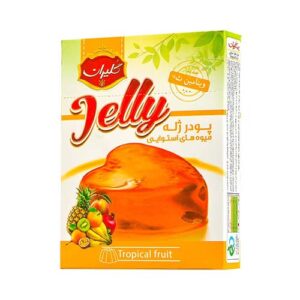 پودر ژله استوایی جعبه مقوایی 100 گرم گلیران