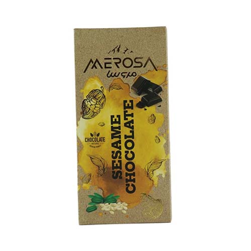 شکلات تبلتي کنجدي 95 گرم مروسا شکلات تبلتي کنجدي 95 گرم مروسا