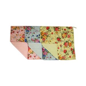 دستمال نظافت سطوح حساس گلدار سایز 30*30 اینجوی هوم