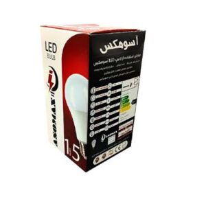 لامپ حبابی 15 وات مهتابی آسومکس