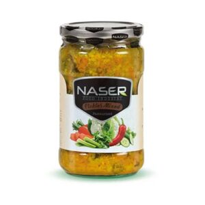 ترشی ریزه شیشه 700گ ناصر