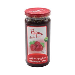 مربا توت فرنگی شیشه 570 گرمی بیژن