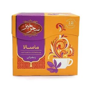 چای ماسالا زعفرانی 180گ 12ع سحرخیز