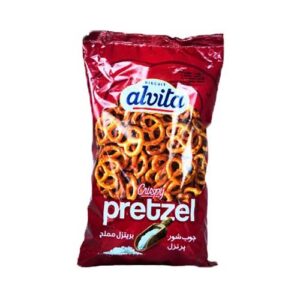 چوب شور پرتزل قرمز 300گ آلویتا