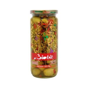 زيتون با مغز فلفل 500 گرم بايوبيت