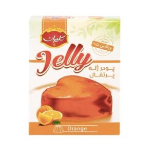 پودر ژله پرتقال جعبه مقوایی 100 گرم گلیران
