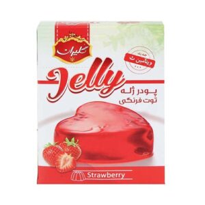پودر ژله توت فرنگی جعبه مقوایی 100 گرم گلیران