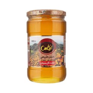 عسل طبيعي هفت گل سبلان900 گرم ژيکاس