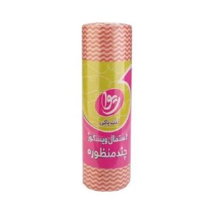 دستمال ویسکوز چند منظوره رولی 25 برگی سایز30*18 ریوا