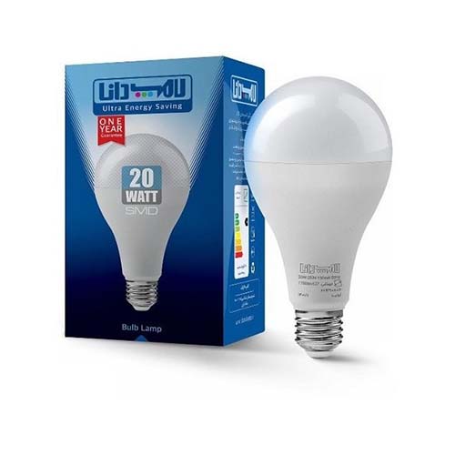 لامپ 20 وات حبابی آفتابی لامپ د انا لامپ 20 وات حبابی آفتابی لامپ د انا