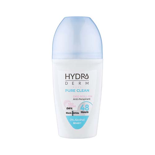 رول ضد تعریق بانوان مدل Pure Clean آبی 50م هیدرودرم رول ضد تعریق بانوان مدل Pure Clean آبی 50م هیدرودرم