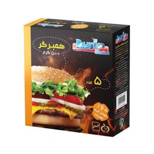 همبرگر 60% گوشت 500گ لوکس مارین