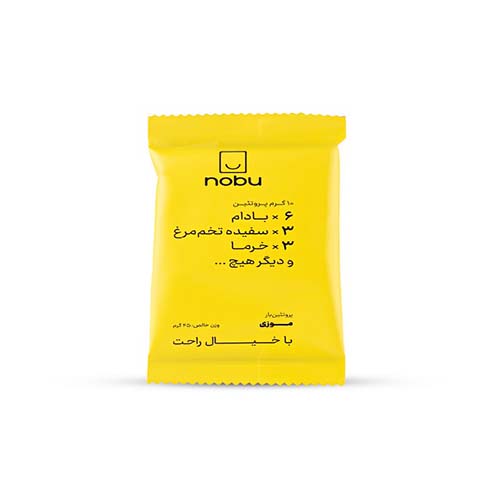 پروتئین بارموزی 45 گ نوبو پروتئین بارموزی 45 گ نوبو