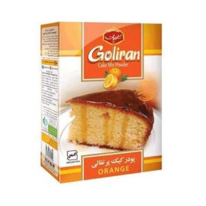 پودر کیک پرتقالی جعبه مقوایی 500 گرم گلیران