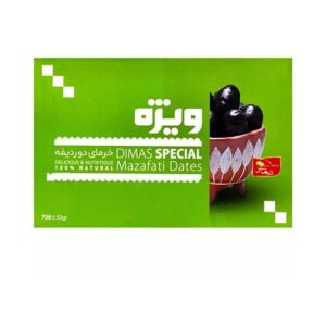 رطب مضافتی دو ردیفه 750گرم دیماس
