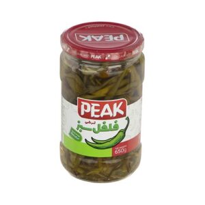 ترشی فلفل سبز 650گرم پیک