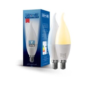 لامپ 7 وات شمعی آفتابی لامپ د انا