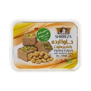 حلوا ارده با شیره توت372 گرم شیر رضا