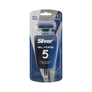 تیغ چند بار مصرف 5 لبه بلیز5 سیلور