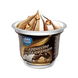 بستنی لیوانی پذیرایی وانیل کاپوچینو 100گ دایتی