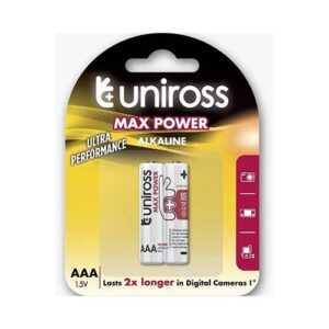 باتری Alkaline MAX POWER سایز Uniross AAA/2