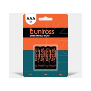 باتری EXTRA HEAVY DTY سایز Uniross AAA/4