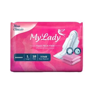 پک 2ع نوار بهداشتی کلاسیک و یک ع نیو کلاسیک مشبک صورتی مای لیدی