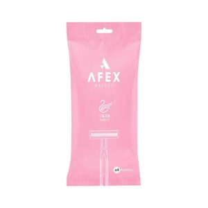 خودتراش دولبه سوان 4 ع صورتی افکس