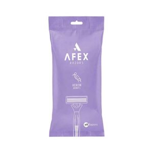 خودتراش سه لبه هیرون 4 ع بنفش افکس