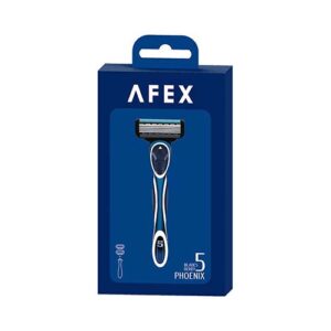 خودتراش پنج لبه فونیکس سرمه ای افکس