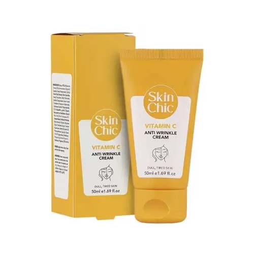 کرم ضد چروک پوستهای خسته و استرس دار ویتامین 50ml C اسکین شیک کرم ضد چروک پوستهای خسته و استرس دار ویتامین 50ml C اسکین شیک