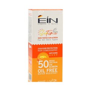 کرم ضد آفتاب بی رنگ 40میل EIN SPF50