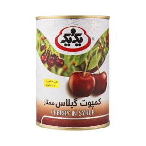 کمپوت گیلاس درب آ.ب 410گ یک و یک