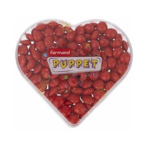 دراژه کاکائویی پاپت قلبی 110گ فرمند