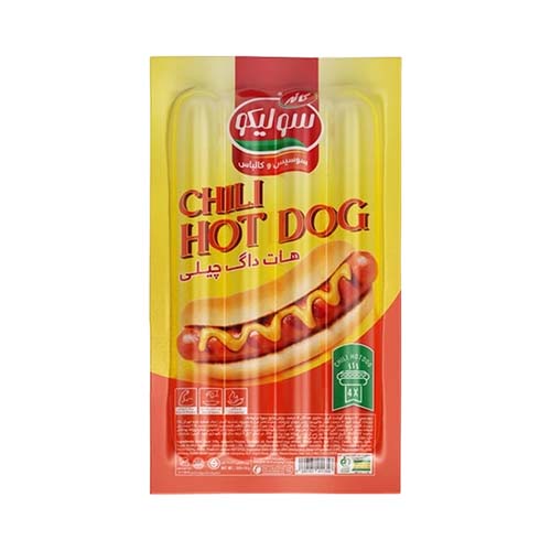 هات داگ چیلی300گ 70% سولیکو هات داگ چیلی300گ 70% سولیکو