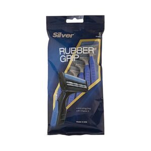 تیغ 2 لبه رابرگریپ پک 5ع سیلور