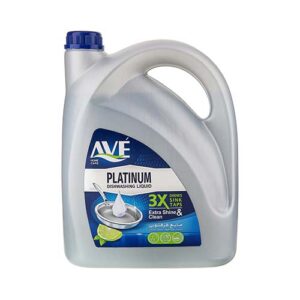 مایع ظرفشویی پلاتینیوم درخشان کننده 3X رایحه لیمو 3750گ AVE