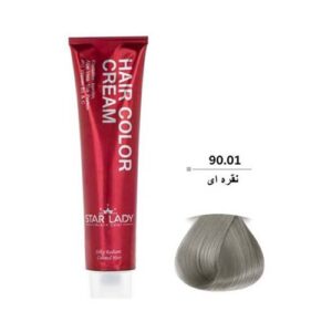 رنگ مو کد90.01 نقره ای 120م استار لیدی