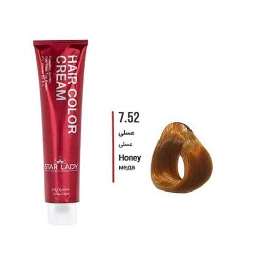 رنگ مو کد 7.52 عسلی 120م استار لیدی رنگ مو کد 7.52 عسلی 120م استار لیدی