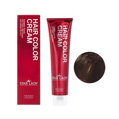 رنگ مو کد 7.65 بلوند شکلاتی 120م استار لیدی رنگ مو کد 7.65 بلوند شکلاتی 120م استار لیدی