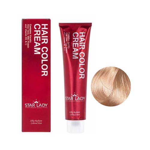 رنگ مو کد 10.2 بلوند دودی فوق روشن 120م استار لیدی رنگ مو کد 10.2 بلوند دودی فوق روشن 120م استار لیدی