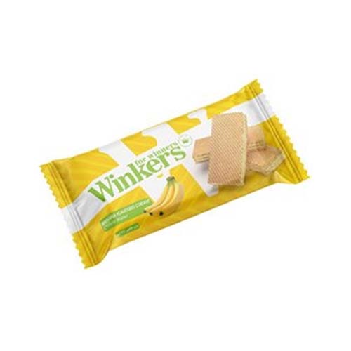 ویفر کرم دار موزی 45گ وینکرز ویفر کرم دار موزی 45گ وینکرز