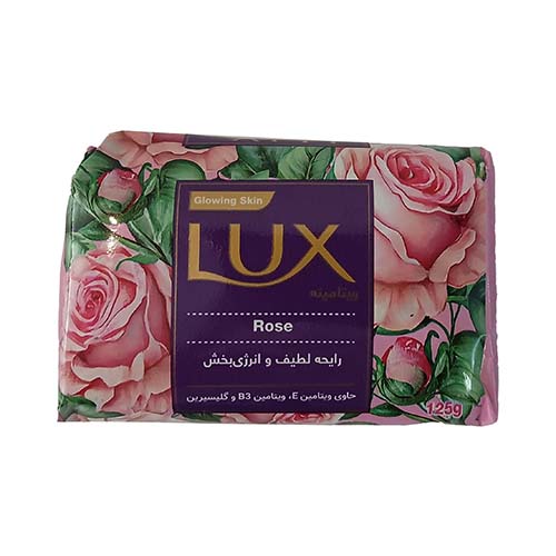 صابون ویتامینه گل رز 125گ لوکس صابون ویتامینه گل رز 125گ لوکس