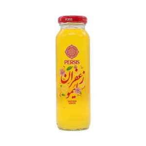نوشیدنی لیمو زعفران شیشه 200 cc پرسیس